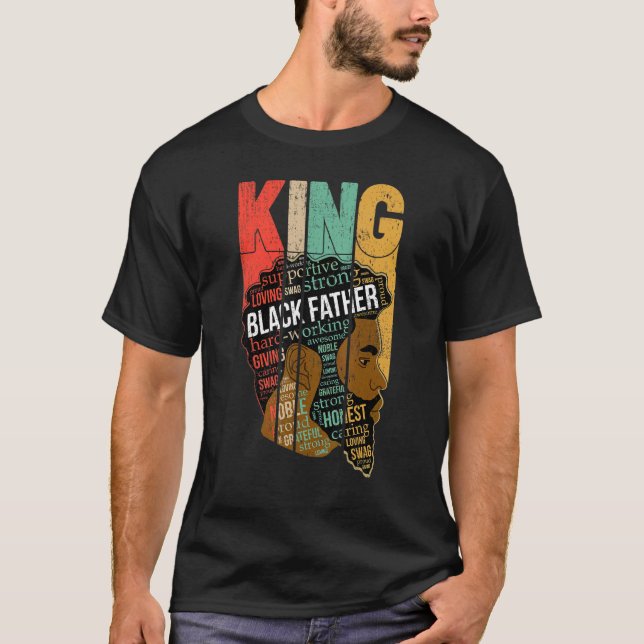 Mens Mens Strong Black King Juneteeth African Amer T-Shirt (Front)