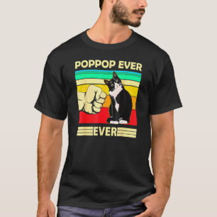 Mens Mens Vintage Best Cat Poppop Ever Bump Fit C T-Shirt