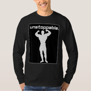 Mens Mens Weightlifting Graphic Workout Gym Unstop T-Shirt