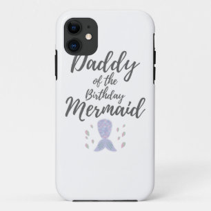 Mens Merdad Birthday Party Mermaid Daddy Gift iPhone 11 Case