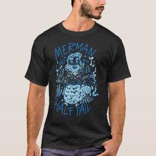 Mens Merman costume for men Mermaid Daddy Fish Oze T-Shirt