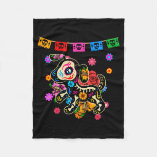 Mens Mexican Dog Day Of The Government Agencyd Fleece Blanket