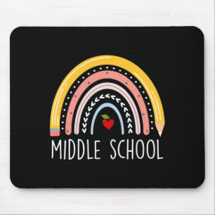 Mens middle school teacher student team middle mouse mat
