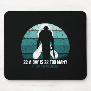 Mens Military Veterans Suicide Awareness Ptsd Mouse Mat
