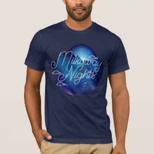 Men's Milkway Nights T-shirt / Blue