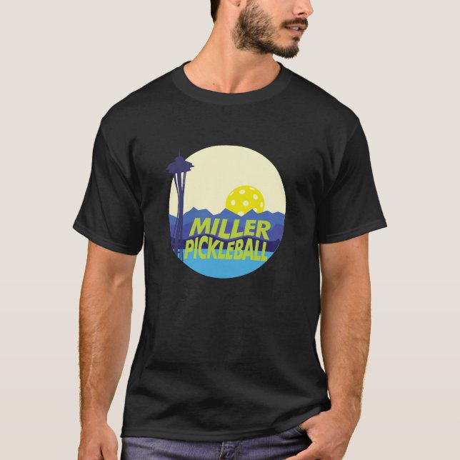 Men's Miller Pickleball T-shirt (Front)
