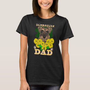 Mens Miniature Schnauzer Dogs Mens Schnauzer Dog D T-Shirt