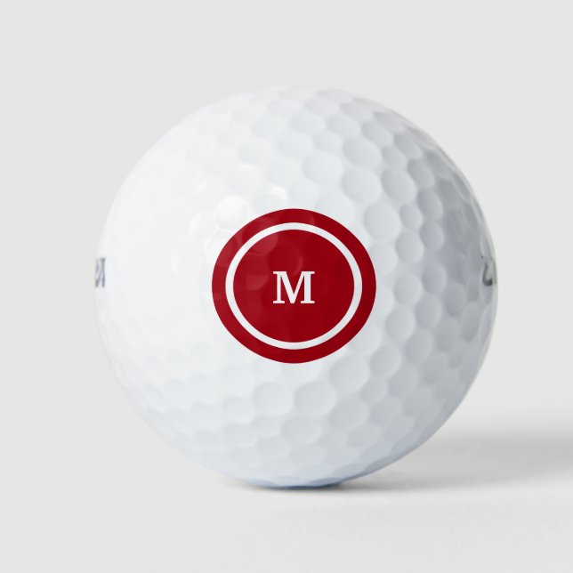 Mens Monogram Golf Balls (Front)