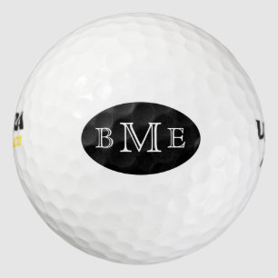 Men's Monogram Initials Golf Balls