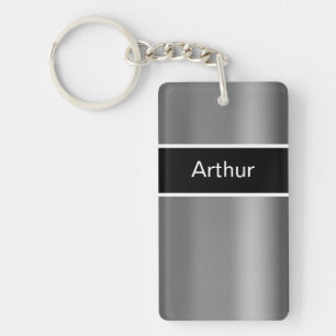 Mens Monogram Keychains