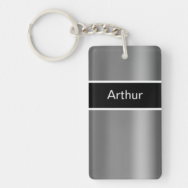 Mens Monogram Keychains (Front)