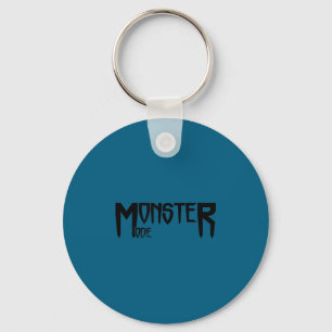 Mens Monster Mode - Gym Fitness Workout Motivation Key Ring