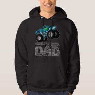 Mens Monster Truck Father's Day Monster Truck Da Hoodie