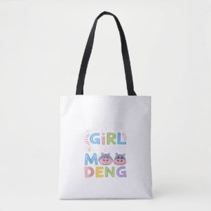 Mens MooDeng Just a Girl Who Loves Moo Deng Funny  Tote Bag