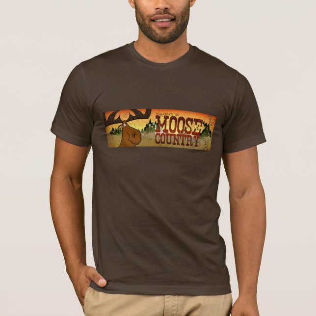 Men's Moose Banner T-Shirt (Front)