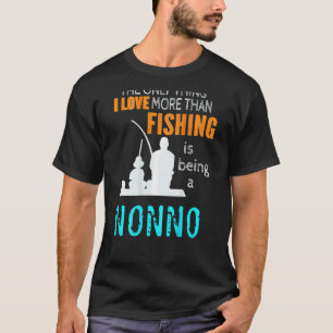 Mens More Than Love Fishing Nonno Italy Italian Gr T-Shirt