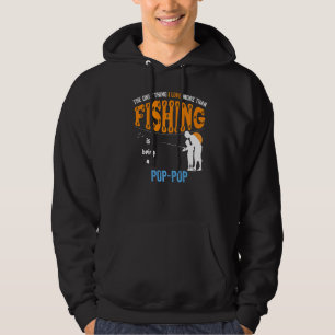 Mens More Than Love Fishing Pop Pop Special Grandp Hoodie