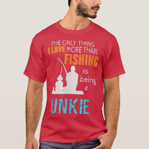 Mens More Than Love Fishing Unkie Special Uncle T-Shirt