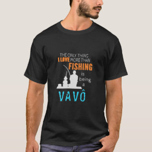 Mens More Than Love Fishing Vavô Portuguese Brazil T-Shirt