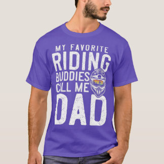 Mens Motocross Dad  Dirt Bike Riding Buddies me T-Shirt