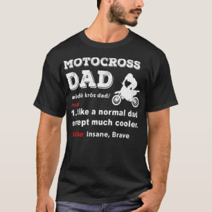 Mens Motocross vintage motorcycle biker funny T-Shirt