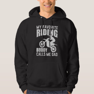 Mens Motorcycle Dad Biker  Funny Mx Favourite Ridi Hoodie