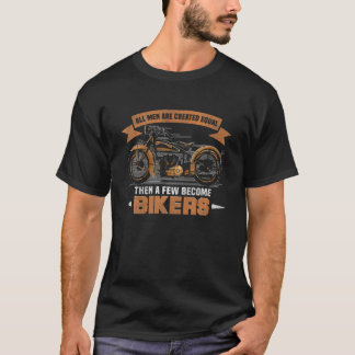 Mens Motorcycle Father Funny Biker Gang All Men Ar T-Shirt