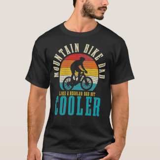 Mens Mountain Bike Dad Funny Vintage MTB Downhill  T-Shirt