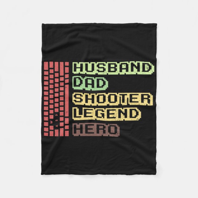 Mens Mouse Gamer Design For Your Computer Gaming H Fleece Blanket (Front)