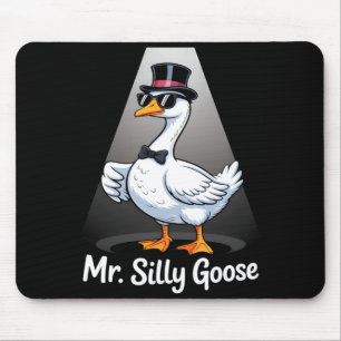 Mens mr silly goose gettin' loose bridge to be mouse mat