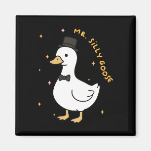 Mens mr silly goose groom to be wedding bride magnet