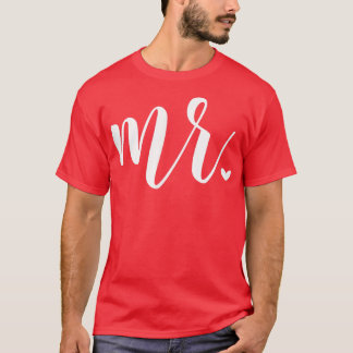 Mens Mr Wedding Newlywed Husband Honeymoon Matchin T-Shirt
