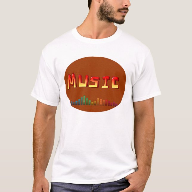Mens Music T--Shirt T-Shirt (Front)