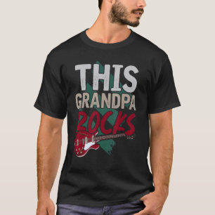 Mens Musician Retired Grandpa Guitarist Music Reti T-Shirt