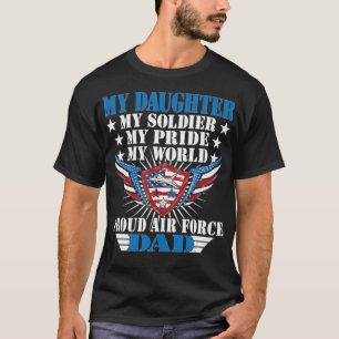 Mens My Daughter Is A Soldier Airwoman Proud Air F T-Shirt