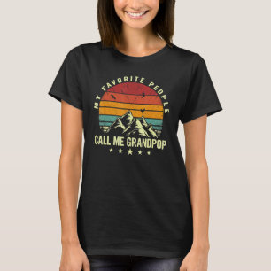 Mens My Favorite People Call Me Grandpop Cool Fath T-Shirt