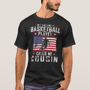 Mens My Favourite Basketball Player Calls Me Cousi T-Shirt