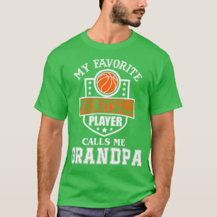 Mens My Favourite Basketball Player Calls Me Grand T-Shirt