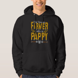 Mens My Favourite Farmer Calls Me Pappy Farming Pa Hoodie