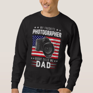 Mens My Favourite Photography Buddy Calls Me Dad P Sweatshirt