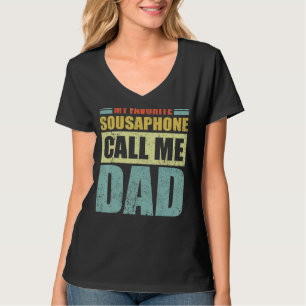 Mens My Favourite Sousaphone Calls Me Dad Father' T-Shirt