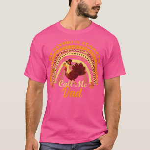 Mens My Favourite Turkeys Call Me Dad Cute Family T-Shirt