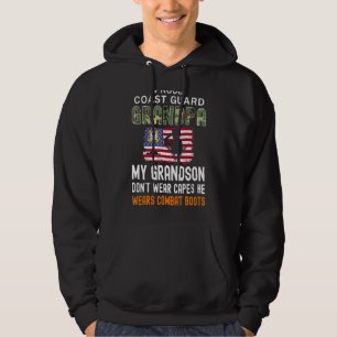 Mens My Grandson Wears Combat Boots Proud Coast Gu Hoodie