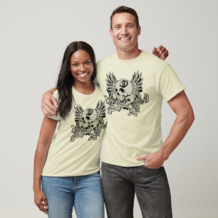 Men's Natural TSOI skull w/ wings T-Shirt