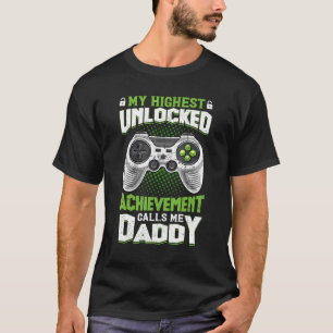 Mens Nerdy Fathers Day Gamer Dad Video Gaming Ap T-Shirt