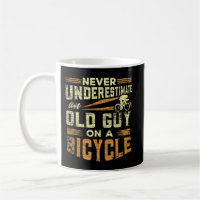 Mens Never Underestimate An Old Guy On a Bicycle G