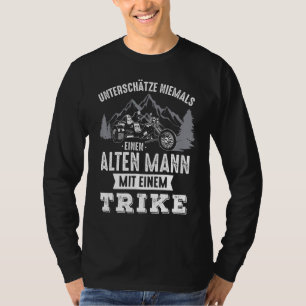 Mens Never Underestimate An Old Man On A Trike Tri T-Shirt