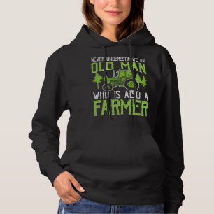 Mens Never underestimate an old man who is also a Hoodie
