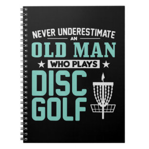 Mens Never Underestimate An Old Man Who Plays Voll Notebook