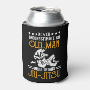 Mens Never underestimate An Old man who trains Jiu Can Cooler